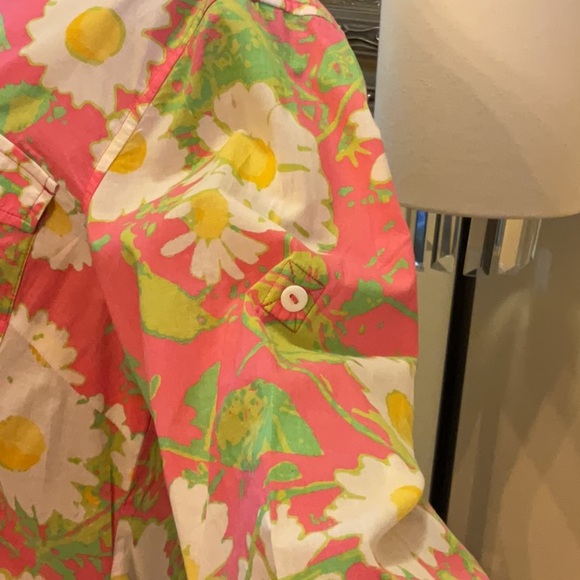 Lilly Pulitzer Long Sleeve Button-Down Floral Shirt - Picture 5 of 11